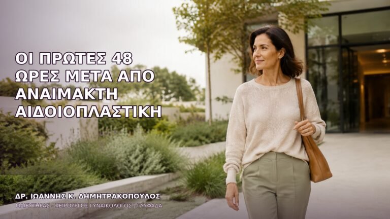 Οι Πρώτες 48 Ώρες μετά από Αναίμακτη Αιδοιοπλαστική