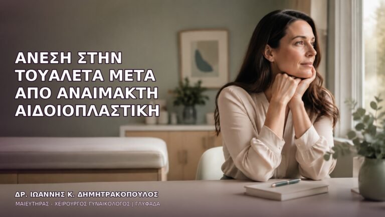 Άνεση στην Τουαλέτα μετά από Αναίμακτη Αιδοιοπλαστική
