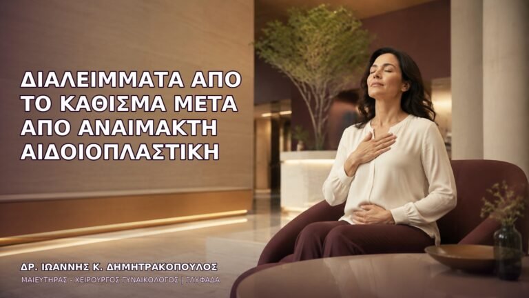 Διαλείμματα από το Κάθισμα μετά από Αναίμακτη Αιδοιοπλαστική