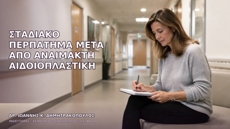 Σταδιακό Περπάτημα μετά από Αναίμακτη Αιδοιοπλαστική