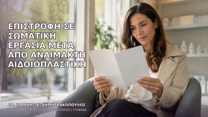 anaimakti-aidoioplastiki-1720 Επιστροφή σε Σωματική Εργασία μετά από Αναίμακτη Αιδοιοπλαστική
