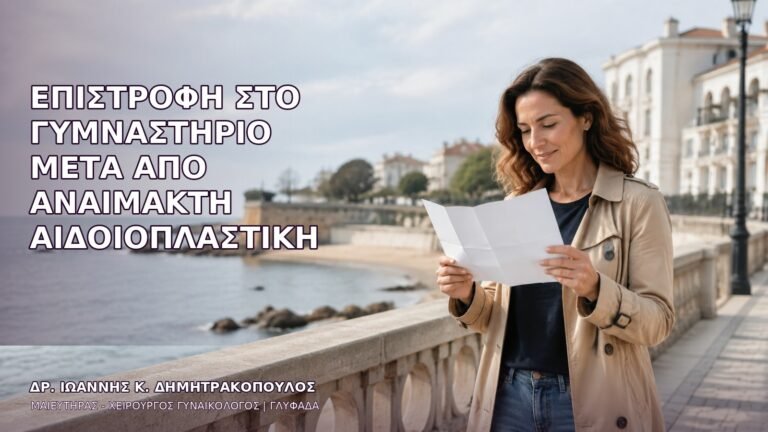 Επιστροφή στο Γυμναστήριο μετά από Αναίμακτη Αιδοιοπλαστική