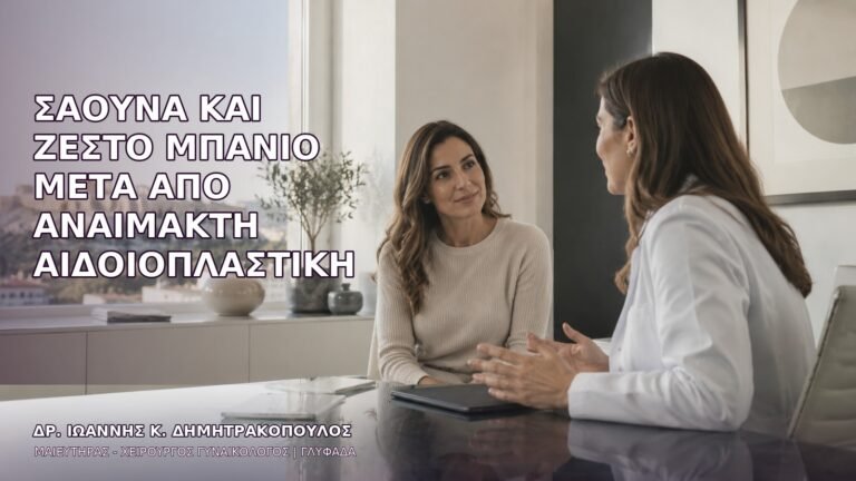 Σάουνα και Ζεστό Μπάνιο μετά από Αναίμακτη Αιδοιοπλαστική
