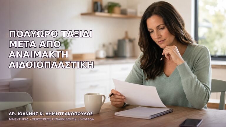 Πολύωρο Ταξίδι μετά από Αναίμακτη Αιδοιοπλαστική