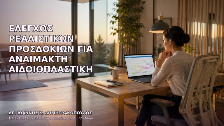 Έλεγχος Ρεαλιστικών Προσδοκιών για Αναίμακτη Αιδοιοπλαστική