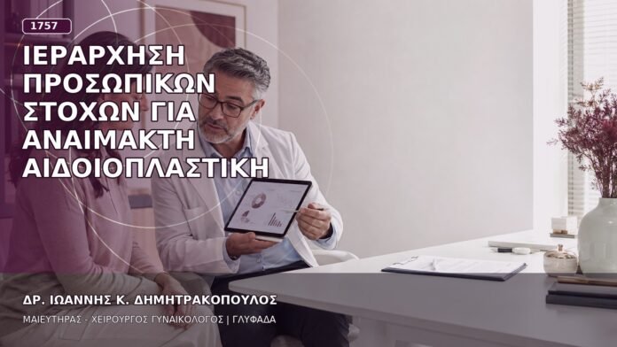 Ιεράρχηση Προσωπικών Στόχων για Αναίμακτη Αιδοιοπλαστική Ιεράρχηση Προσωπικών Στόχων για Αναίμακτη Αιδοιοπλαστική