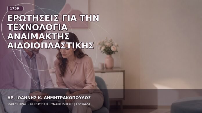 Ερωτήσεις για την Τεχνολογία Αναίμακτης Αιδοιοπλαστικής Ερωτήσεις για την Τεχνολογία Αναίμακτης Αιδοιοπλαστικής