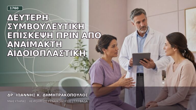Δεύτερη Συμβουλευτική Επίσκεψη πριν από Αναίμακτη Αιδοιοπλαστική