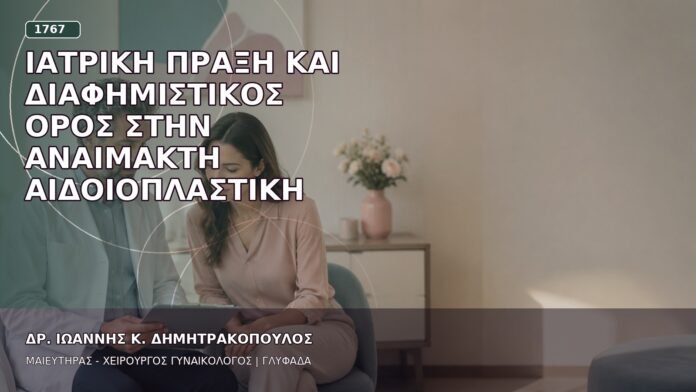 Ιατρική Πράξη και Διαφημιστικός Όρος στην Αναίμακτη Αιδοιοπλαστική