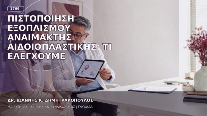 Πιστοποίηση Εξοπλισμού Αναίμακτης Αιδοιοπλαστικής: Τι Ελέγχουμε Πιστοποίηση Εξοπλισμού Αναίμακτης Αιδοιοπλαστικής: Τι Ελέγχουμε