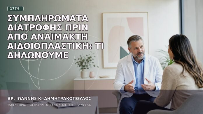 Συμπληρώματα Διατροφής πριν από Αναίμακτη Αιδοιοπλαστική: Τι Δηλώνουμε