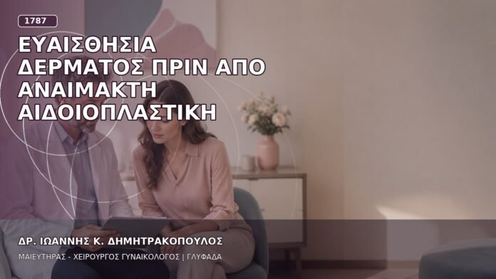 Ευαισθησία Δέρματος πριν από Αναίμακτη Αιδοιοπλαστική Ευαισθησία Δέρματος πριν από Αναίμακτη Αιδοιοπλαστική