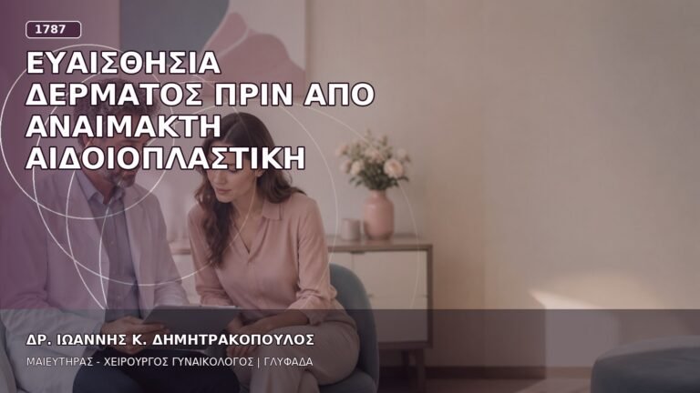 Ευαισθησία Δέρματος πριν από Αναίμακτη Αιδοιοπλαστική