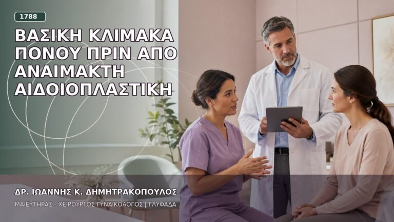 Βασική Κλίμακα Πόνου πριν από Αναίμακτη Αιδοιοπλαστική