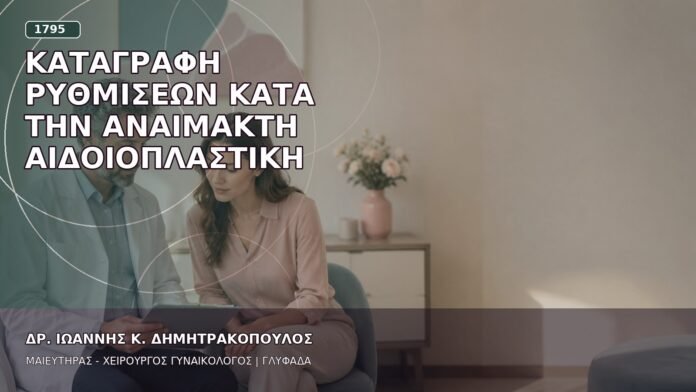 Καταγραφή Ρυθμίσεων κατά την Αναίμακτη Αιδοιοπλαστική Καταγραφή Ρυθμίσεων κατά την Αναίμακτη Αιδοιοπλαστική