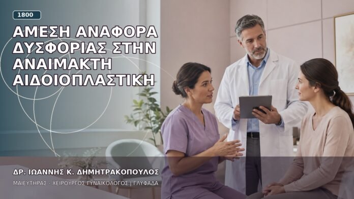 Άμεση Αναφορά Δυσφορίας στην Αναίμακτη Αιδοιοπλαστική Άμεση Αναφορά Δυσφορίας στην Αναίμακτη Αιδοιοπλαστική