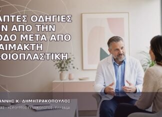 Γραπτές Οδηγίες πριν από την Έξοδο μετά από Αναίμακτη Αιδοιοπλαστική Γραπτές Οδηγίες πριν από την Έξοδο μετά από Αναίμακτη Αιδοιοπλαστική