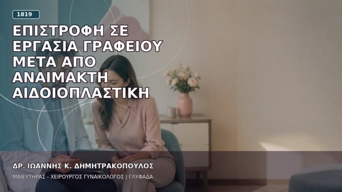 Επιστροφή σε Εργασία Γραφείου μετά από Αναίμακτη Αιδοιοπλαστική Επιστροφή σε Εργασία Γραφείου μετά από Αναίμακτη Αιδοιοπλαστική