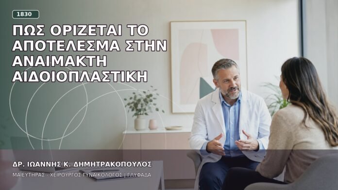 Πώς Ορίζεται το Αποτέλεσμα στην Αναίμακτη Αιδοιοπλαστική