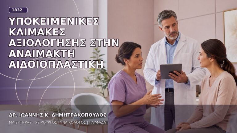 Υποκειμενικές Κλίμακες Αξιολόγησης στην Αναίμακτη Αιδοιοπλαστική