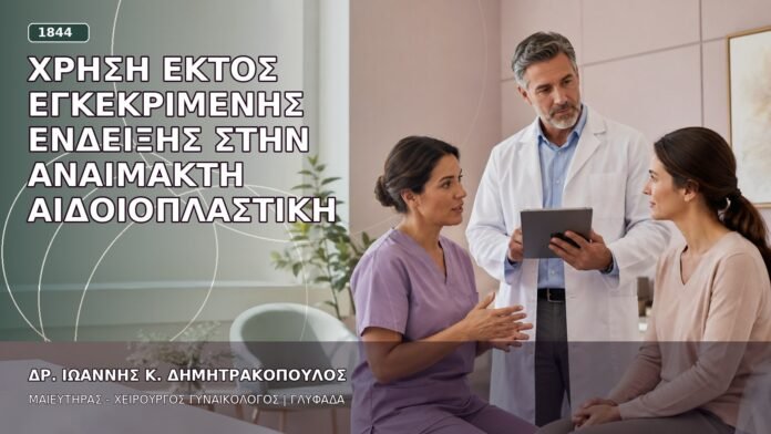 Χρήση Εκτός Εγκεκριμένης Ένδειξης στην Αναίμακτη Αιδοιοπλαστική