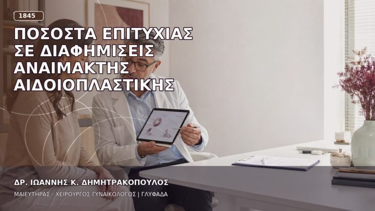Ποσοστά Επιτυχίας σε Διαφημίσεις Αναίμακτης Αιδοιοπλαστικής