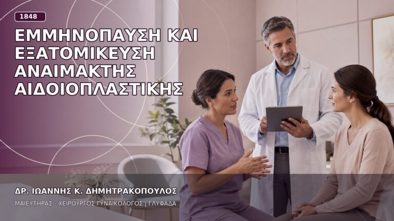 Εμμηνόπαυση και Εξατομίκευση Αναίμακτης Αιδοιοπλαστικής