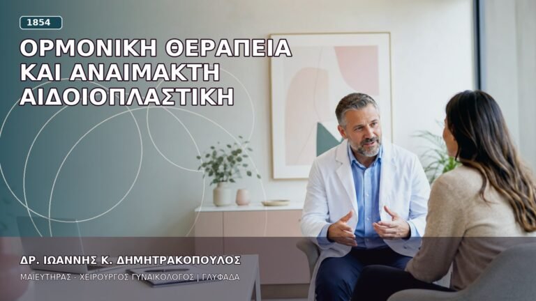Ορμονική Θεραπεία και Αναίμακτη Αιδοιοπλαστική