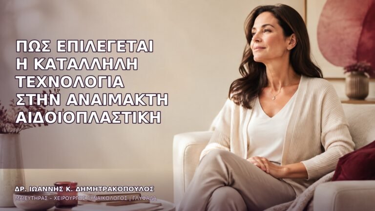 Πώς Επιλέγεται η Κατάλληλη Τεχνολογία στην Αναίμακτη Αιδοιοπλαστική