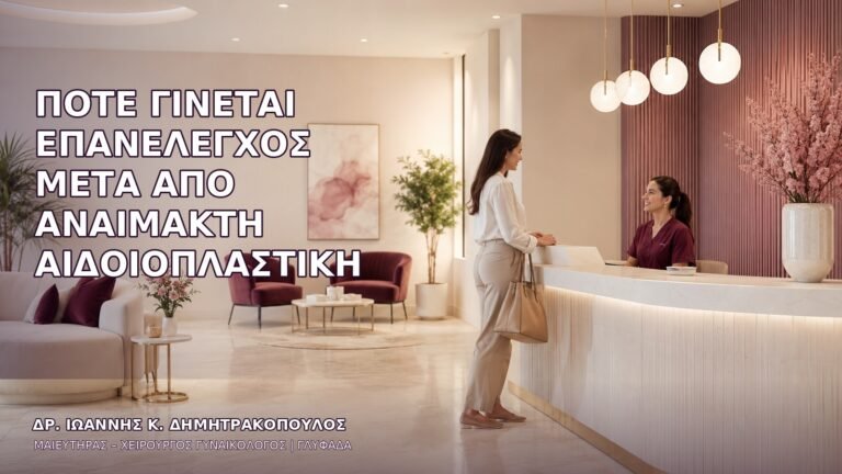 Πότε Γίνεται Επανέλεγχος μετά από Αναίμακτη Αιδοιοπλαστική