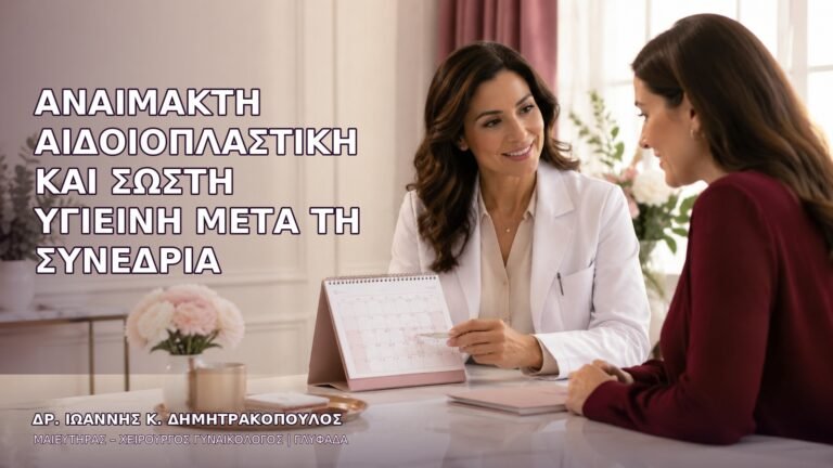 Αναίμακτη Αιδοιοπλαστική και Σωστή Υγιεινή μετά τη Συνεδρία