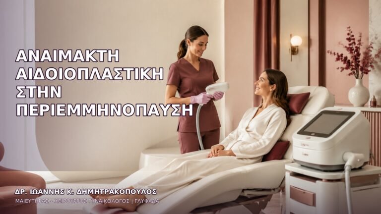 Αναίμακτη Αιδοιοπλαστική στην Περιεμμηνόπαυση