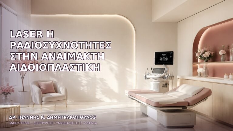 Laser ή Ραδιοσυχνότητες στην Αναίμακτη Αιδοιοπλαστική