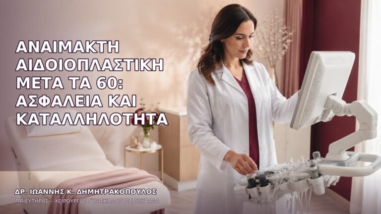 Αναίμακτη Αιδοιοπλαστική μετά τα 60: Ασφάλεια και Καταλληλότητα