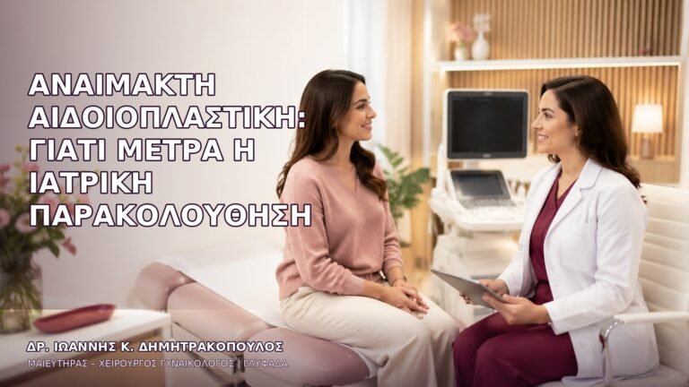 Αναίμακτη Αιδοιοπλαστική: Γιατί Μετρά η Ιατρική Παρακολούθηση