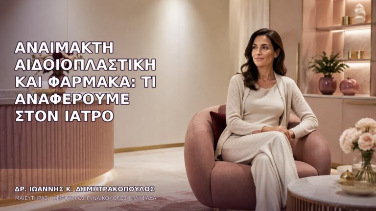 Αναίμακτη Αιδοιοπλαστική και Φάρμακα: Τι Αναφέρουμε στον Ιατρό