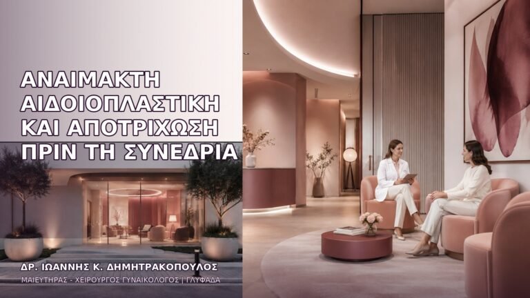 Αναίμακτη Αιδοιοπλαστική και Αποτρίχωση πριν τη Συνεδρία