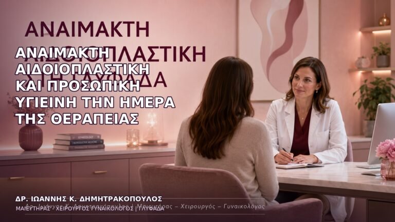 Αναίμακτη Αιδοιοπλαστική και Προσωπική Υγιεινή την Ημέρα της Θεραπείας