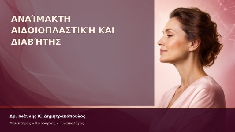 Αναίμακτη Αιδοιοπλαστική και Διαβήτης – Δρ. Ιωάννης Κ. Δημητρακόπουλος