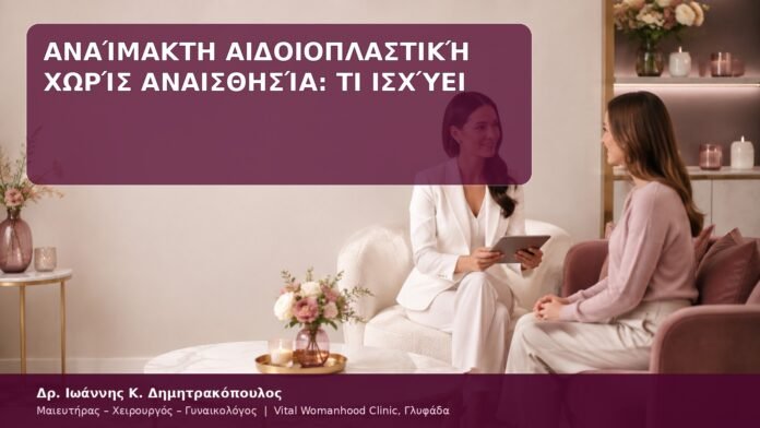αιδοιοπλαστική χωρίς αναισθησία