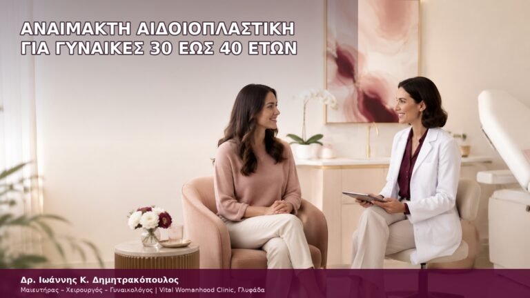 αναίμακτη αιδοιοπλαστική για γυναίκες 30 έως 40 ετών