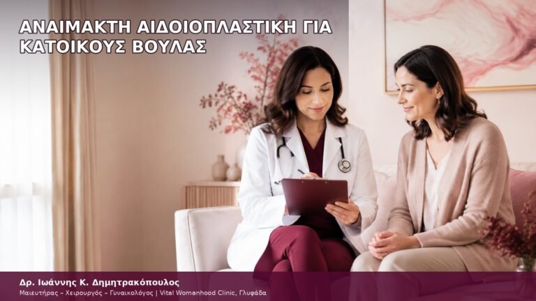 αναίμακτη αιδοιοπλαστική για κατοίκους βούλας