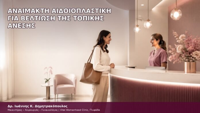 αναίμακτη αιδοιοπλαστική για βελτίωση της τοπικής άνεσης