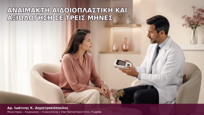 αναίμακτη αιδοιοπλαστική και αξιολόγηση σε τρεις μήνες