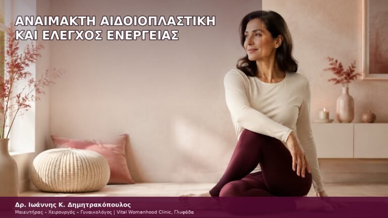 αναίμακτη αιδοιοπλαστική και έλεγχος ενέργειας