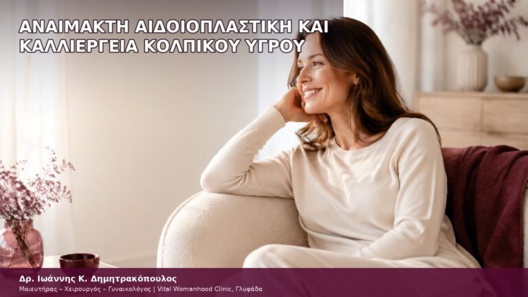 αναίμακτη αιδοιοπλαστική και καλλιέργεια κολπικού υγρού