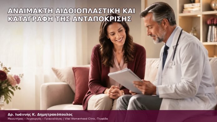 αναίμακτη αιδοιοπλαστική και καταγραφή της ανταπόκρισης