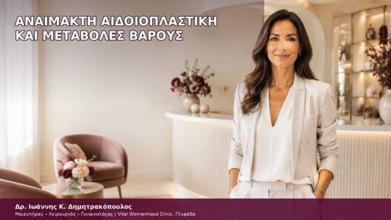 αναίμακτη αιδοιοπλαστική και μεταβολές βάρους