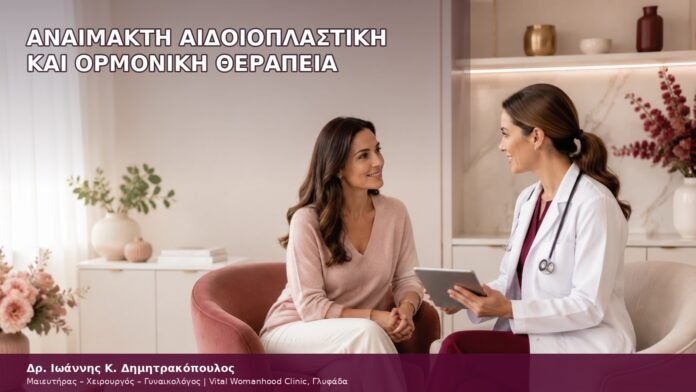 αναίμακτη αιδοιοπλαστική και ορμονική θεραπεία
