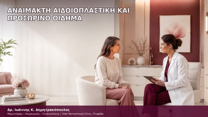 αναίμακτη αιδοιοπλαστική και προσωρινό οίδημα